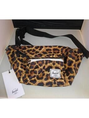 Herschel Leopard Print Waist Bag Fanny Pack